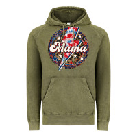 Western Mama Patriotic 4th Of July Vintage Hoodie | Teevron