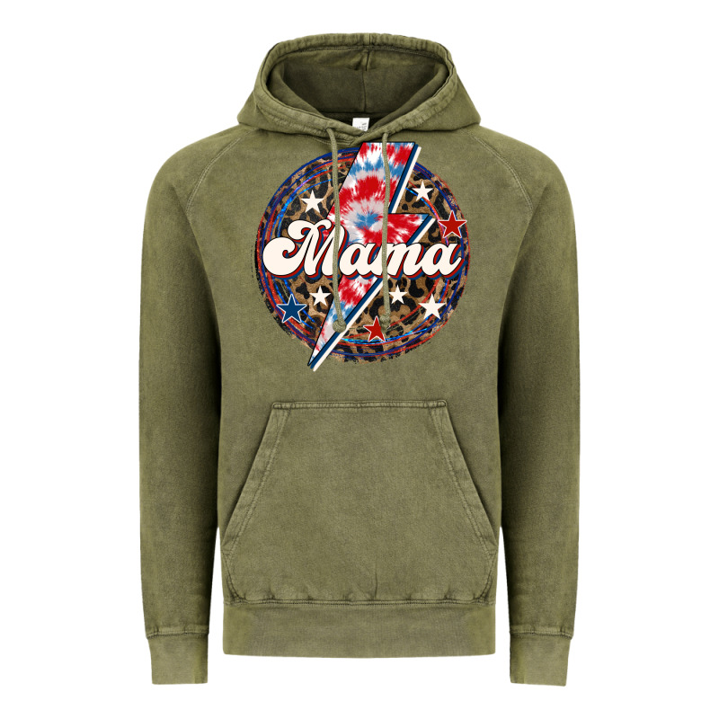 Western Mama Patriotic 4th Of July Vintage Hoodie by LillyAllenDesigns | Teevron