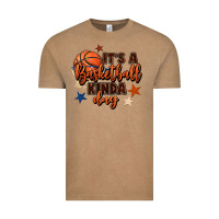 Vintage Coffee it's a basketball kinda day Vintage Tee - FaDigitalArtStudio