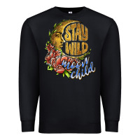 Black stay wild moon child Premium Sweatshirt - JahusDesignShop