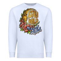 White stay wild moon child Premium Sweatshirt - JahusDesignShop