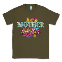 Army Green Mother hustler lightning bolt mother's day Classic Tee - HowdyJamesFarm