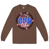 Chestnut CNA Life Long Sleeve Tee - CowhideDigitalArt