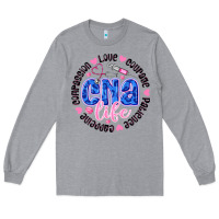 Heather Grey CNA Life Long Sleeve Tee - CowhideDigitalArt