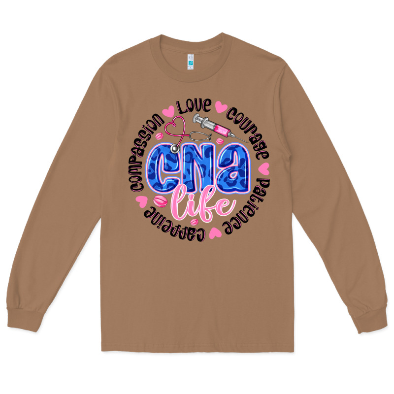 Cna Life Long Sleeve Tee by CowhideDigitalArt | Teevron