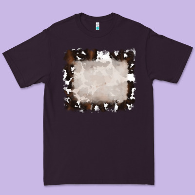 Cowhide Frames Backround 3 Premium Tee Designed By Ranaportraitstore
