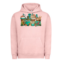 Pigment Salmon jesus is my anchor coffee cups Urban Hoodie - Jasminsmagicworld