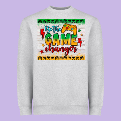 Be The Game Changer Heavyweight Sweatshirt Designed By Jahusdesignshop