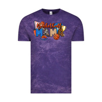 Cloud Purple basketball mama Vintage Tee - FaDigitalArtStudio