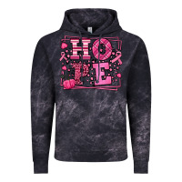 Cloud Black Hope Breast Cancer Awareness Fall Vintage Hoodie - LillyAllenDesigns