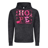 Vintage Black Hope Breast Cancer Awareness Fall Vintage Hoodie - LillyAllenDesigns