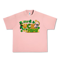 Salmon one lucky mama Urban Heavy Tee - FaDigitalArtStudio
