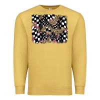 Antique Gold racing leopard backgraund Premium Sweatshirt - JahusDesignShop