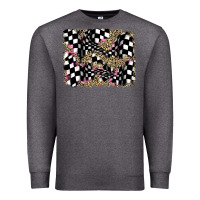 Charcoal Heather racing leopard backgraund Premium Sweatshirt - JahusDesignShop