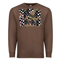 Chestnut racing leopard backgraund Premium Sweatshirt - JahusDesignShop