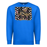 True Royal racing leopard backgraund Premium Sweatshirt - JahusDesignShop