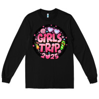 Black Grils Trip 2025 Long Sleeve Tee - CowhideDigitalArt
