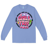 Colony Blue Grils Trip 2025 Long Sleeve Tee - CowhideDigitalArt
