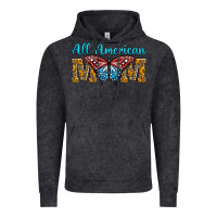 Vintage Black All American Mom Butterfly Vintage Hoodie - LillyAllenDesigns
