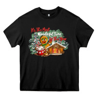 Black its the wonderful time of the year Heavy Core Tee - CowGirlArtShop