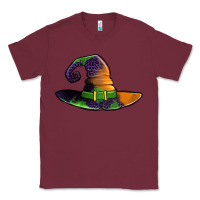 Burgundy Purple leopard witch hat Classic Tee - Jasminsmagicworld