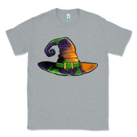 Heather Grey Purple leopard witch hat Classic Tee - Jasminsmagicworld