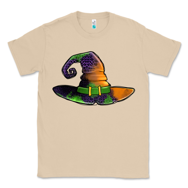 Purple Leopard Witch Hat Classic Tee by Jasminsmagicworld | Teevron