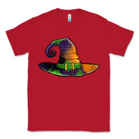 Red Purple leopard witch hat Classic Tee - Jasminsmagicworld