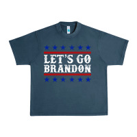 Midnight Navy Let's Go Brandon Urban Heavy Tee - Jasminsmagicworld