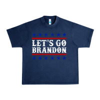 Navy Let's Go Brandon Urban Heavy Tee - Jasminsmagicworld