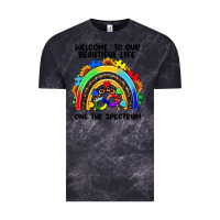 Cloud Black Autism rainbow Vintage Tee - FaDigitalArtStudio