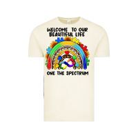Vintage Arctic Autism rainbow Vintage Tee - FaDigitalArtStudio