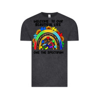 Vintage Black Autism rainbow Vintage Tee - FaDigitalArtStudio