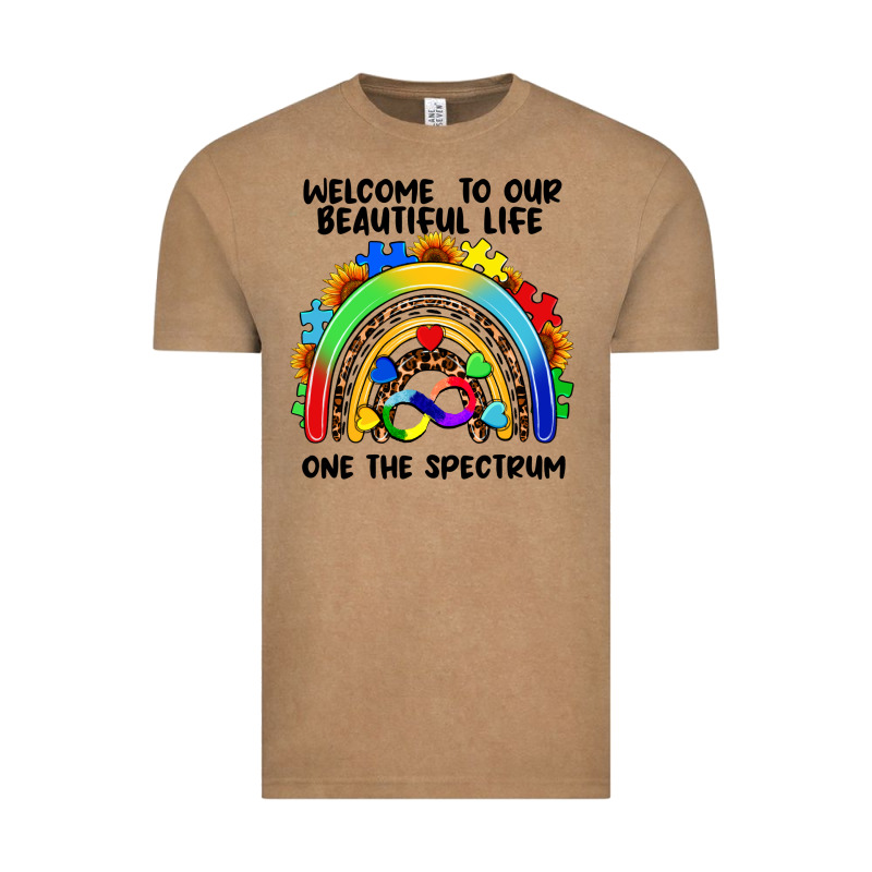 Autism Rainbow Vintage Tee by FaDigitalArtStudio | Teevron