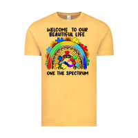 Vintage Mustard Autism rainbow Vintage Tee - FaDigitalArtStudio