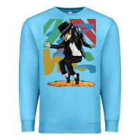 Ocean Blue michael jackson Premium Sweatshirt - artisFamous