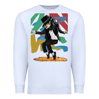 White michael jackson Premium Sweatshirt - artisFamous