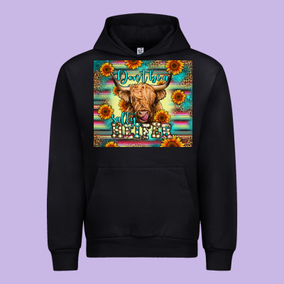 Don't Be A Salty Heifer Urban Hoodie Designed By Jasminsmagicworld