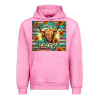 Fuchsia Pink don't be a salty heifer Urban Hoodie - Jasminsmagicworld