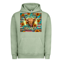 Pigment Oil Green don't be a salty heifer Urban Hoodie - Jasminsmagicworld