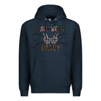 Navy halloween daddy Premium Hoodie - CowhideDigitalArt