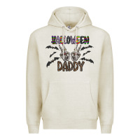 Oatmeal Heather halloween daddy Premium Hoodie - CowhideDigitalArt
