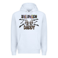 White halloween daddy Premium Hoodie - CowhideDigitalArt