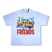 Grape Ice I Love My Gay Friends Urban Heavy Tee - BundleAndBundleShop