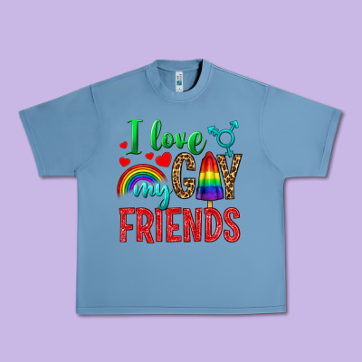 I Love My Gay Friends Urban Heavy Tee Designed By Bundleandbundleshop