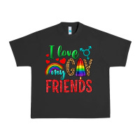 Pigment Black I Love My Gay Friends Urban Heavy Tee - BundleAndBundleShop