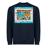 Navy birthday boy to level up Heavyweight Sweatshirt - JahusDesignShop