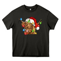 Christmas Heifer Cow Heavy Core Tee | Teevron