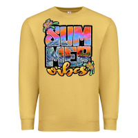 Antique Gold sum mer vibes Premium Sweatshirt - JahusDesignShop