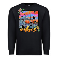 Black sum mer vibes Premium Sweatshirt - JahusDesignShop